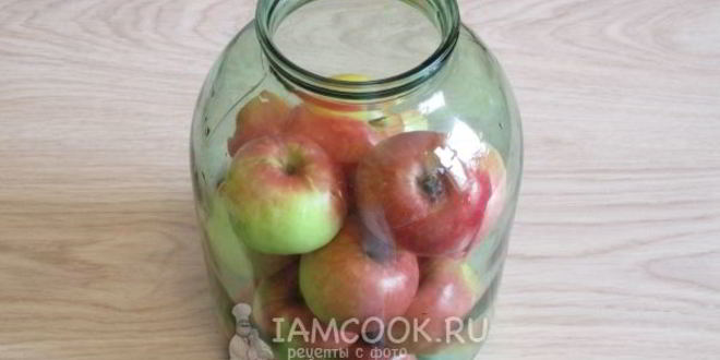 Рецепт квашеных яблок в банках