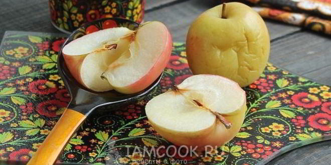 Рецепт квашеных яблок в банках