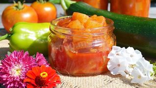 Рецепт Кабачкового лечо на зиму пальчики оближешь