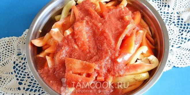 Рецепт лечо из болгарского перца с томатной пастой