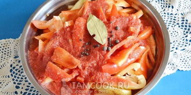 Рецепт лечо из болгарского перца с томатной пастой