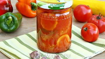 Рецепт Лечо из кабачков и перца