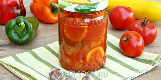Рецепт лечо из кабачков и перца