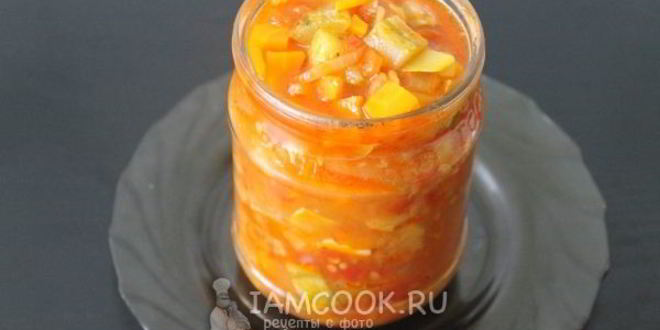 Рецепт лечо из кабачков с помидорами на зиму
