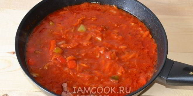 Рецепт лечо из кабачков с томатной пастой