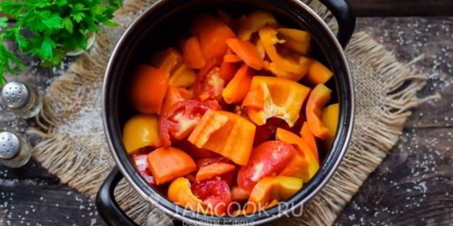 Рецепт лечо из перца и моркови на зиму