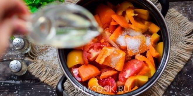 Рецепт лечо из перца и моркови на зиму