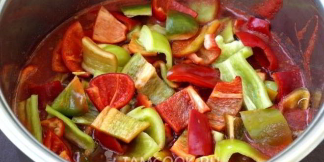 Рецепт лечо из перца и помидоров без уксуса