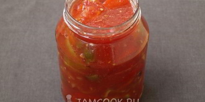 Рецепт лечо из перца и помидоров без уксуса