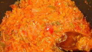 Рецепт Лечо из помидор с чесноком и перцем