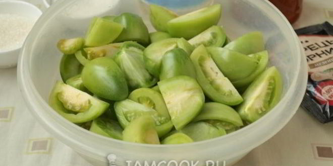 Рецепт лечо из зеленых помидоров