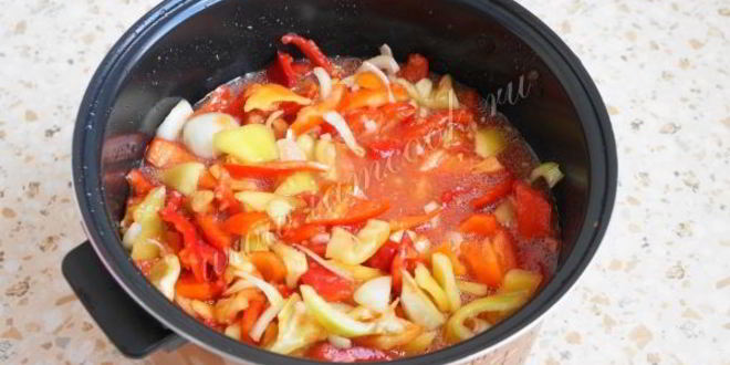 Рецепт лечо по-домашнему в мультиварке