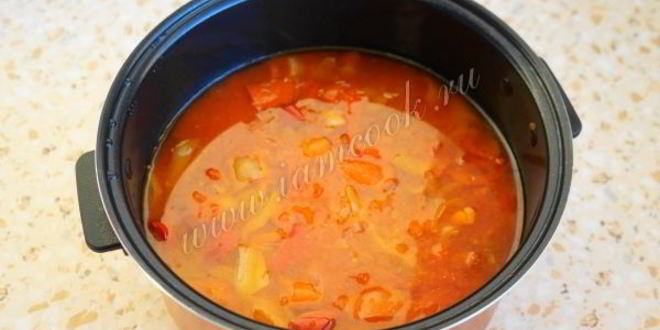 Рецепт лечо по-домашнему в мультиварке