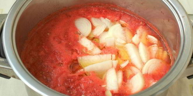 Рецепт лечо с баклажанами на зиму