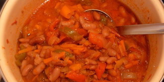 Рецепт лечо с фасолью