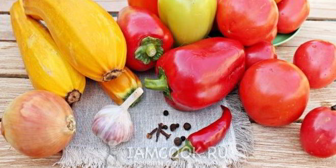 Рецепт лечо с кабачками и перцем на зиму