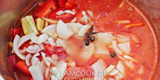 Рецепт лечо с кабачками и перцем на зиму