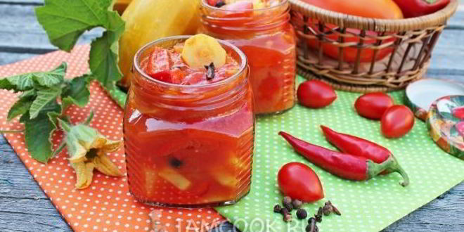 Рецепт лечо с кабачками и перцем на зиму