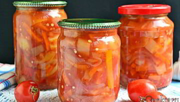 Рецепт Лечо с луком и морковью в мультиварке на зиму