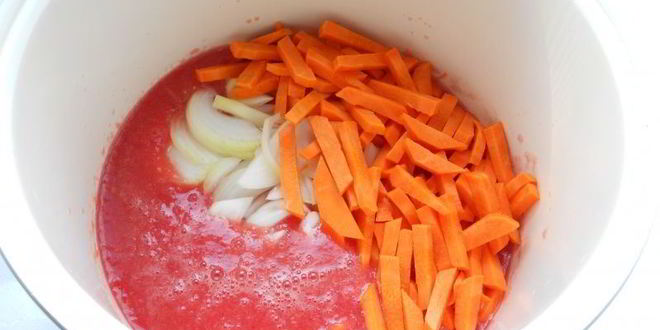 Рецепт лечо с луком и морковью в мультиварке на зиму