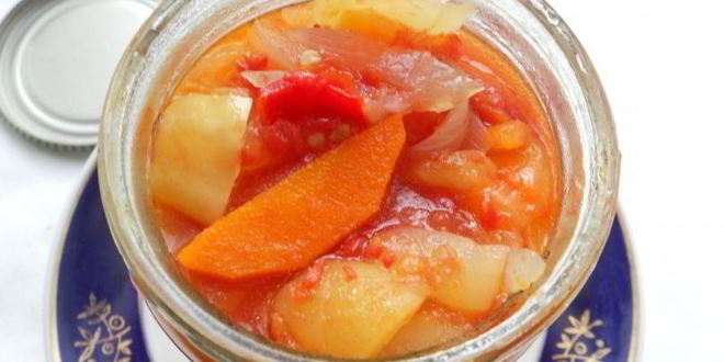 Рецепт лечо с луком и морковью в мультиварке на зиму