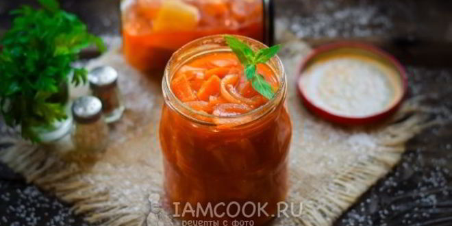 Рецепт лечо с морковью и томатной пастой