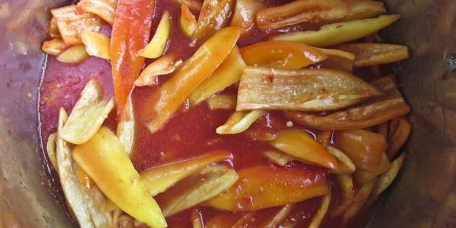 Рецепт лечо с помидорами и перцем