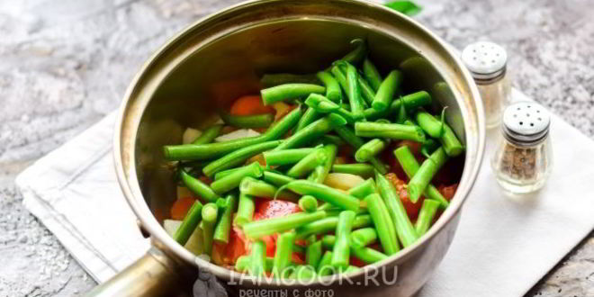 Рецепт лечо со стручковой фасолью на зиму
