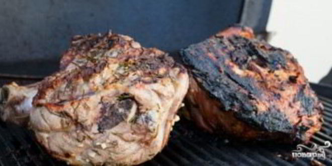 Рецепт плеча ягненка на гриле