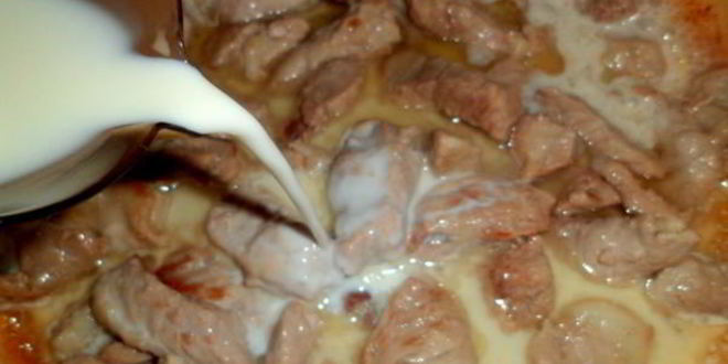 Рецепт поджарки из свинины с лечо