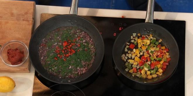 Рецепт пятиминутки из белого амура с лечо