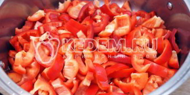 Рецепт сладкого лечо