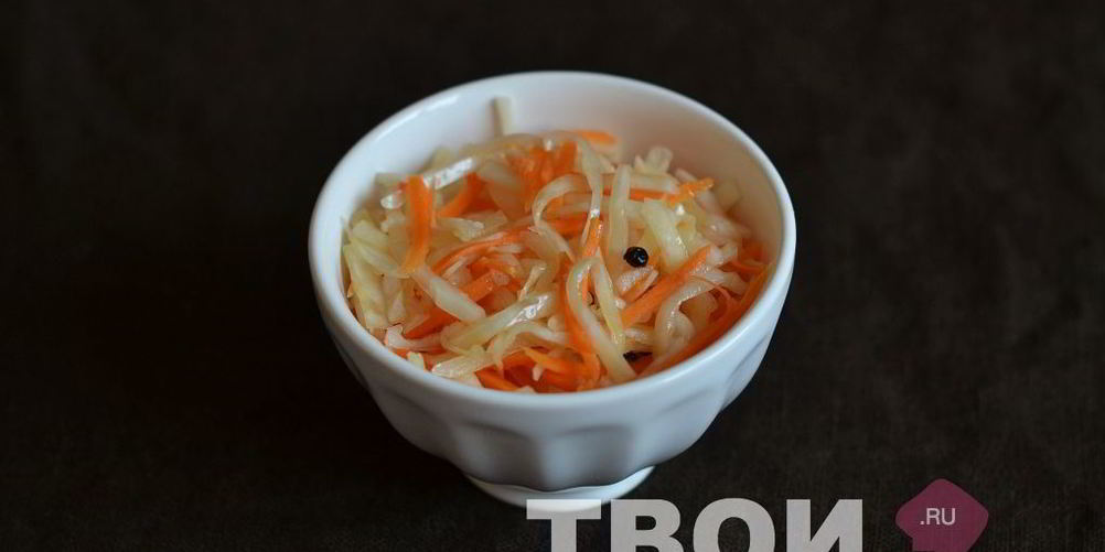 Как приготовить быструю маринованную капусту