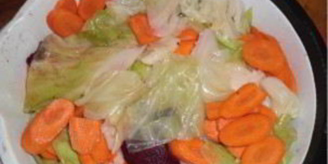 Рецепт гурийской капусты со свеклой