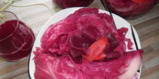 Рецепт гурийской капусты со свеклой