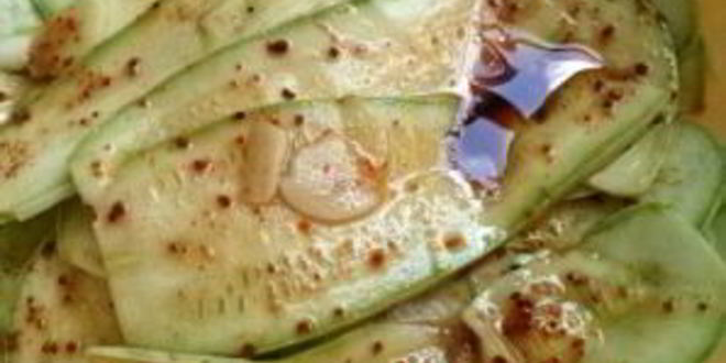 Рецепт кабачков маринованных мгновенного поедания