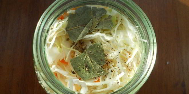 Рецепт капусты маринованной с лимонной кислотой и кориандром