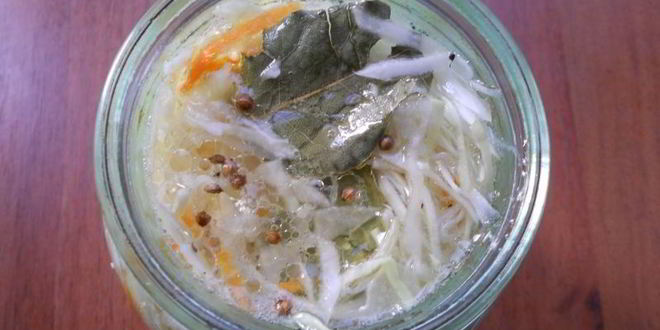 Рецепт капусты маринованной с лимонной кислотой и кориандром