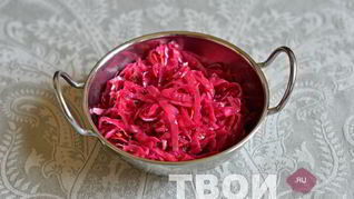 Рецепт Капусты маринованной со свеклой