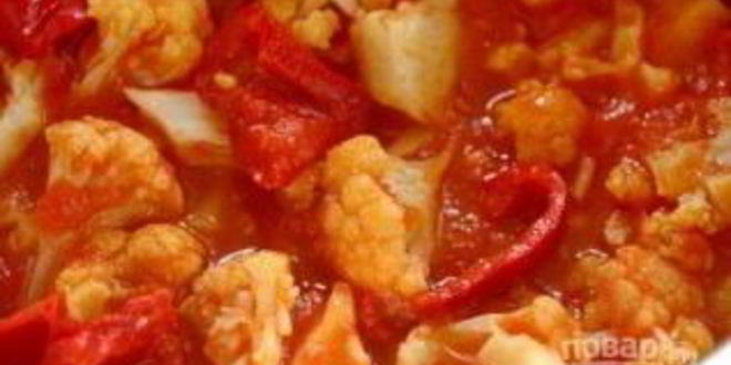 Рецепт капусты, маринованной в томатном соке