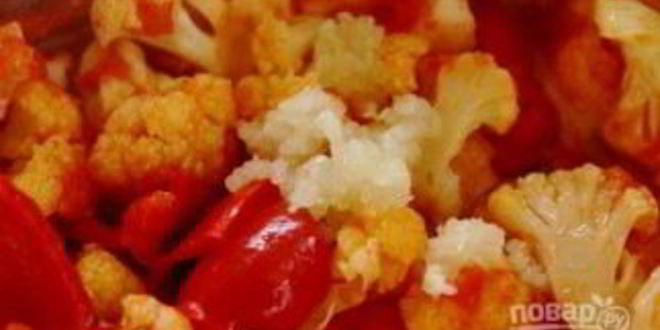 Рецепт капусты, маринованной в томатном соке