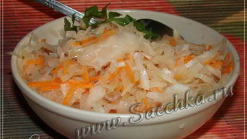 Рецепт Маринованной капусты с морковью