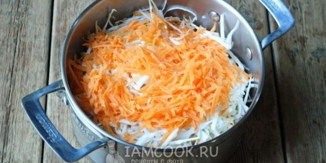 Рецепт маринованной капусты с перцем