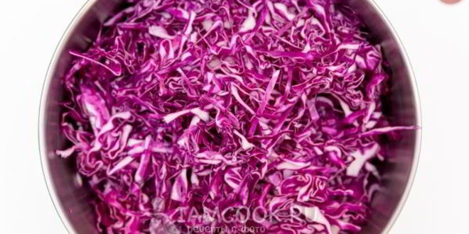 Рецепт маринованной краснокочанной капусты