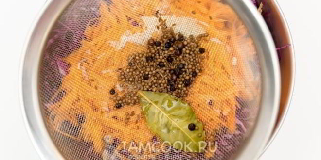 Рецепт маринованной краснокочанной капусты