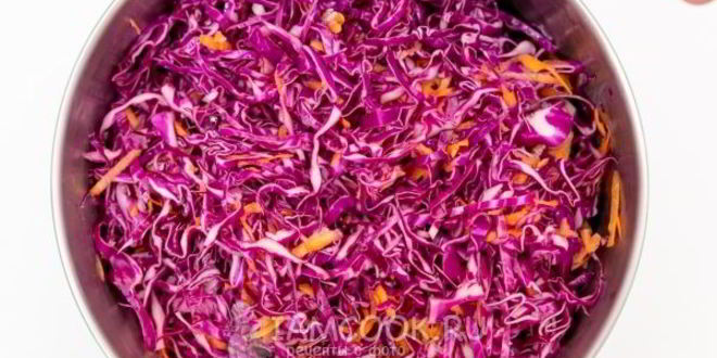 Рецепт маринованной краснокочанной капусты