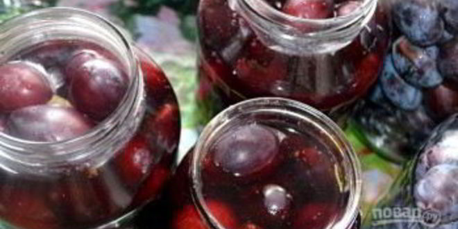 Рецепт маринованной сливы