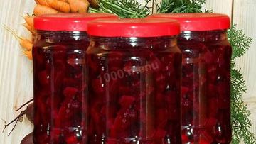 Рецепт Маринованной свеклы с хреном