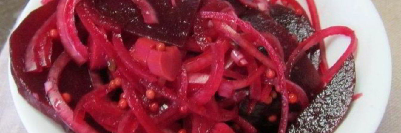 Рецепт Маринованной свеклы с луком