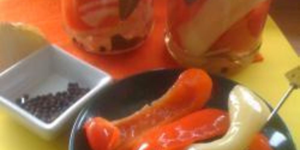 Как приготовить маринованный болгарский перец